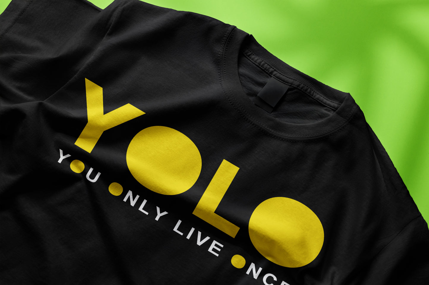 YOLO – You Only Live Once Black T-Shirt