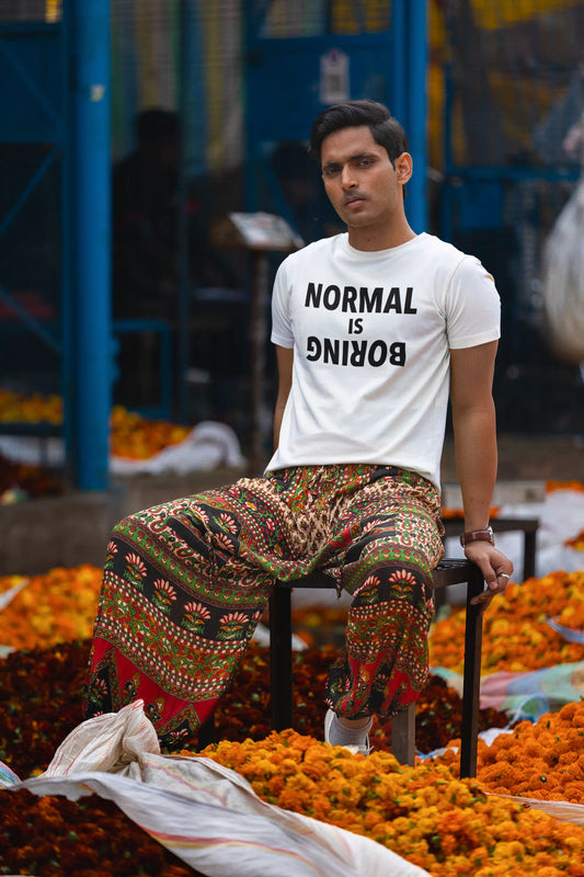Normal Is Boring White T-Shirt – Celebrate Your Unique Style